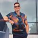 thumbnail image 4 of Fotbe Starry Sky Meditating Fox Camiseta Polo de Golf para Hombre con Estampado – Camisa Deportiva Transpirable con Cuello Abotonado-Large, 4 of 6