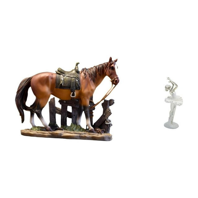 Grácil Bailarina Equina, Escultura De Resina, Decoración Artística Para El Hogar O La Oficina, Figura Moderna De Bailarina Para Amantes De Los Animales, Adorno Creativo Para La Sala De Estar
