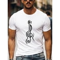 thumbnail image 1 of Camiseta informal con estampado geométrico para hombre: elástica, cuello redondo y manga corta. Ideal para salidas de verano y tiempo libre., 1 of 7