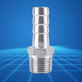 thumbnail image 2 of Adaptador de lengüeta, SS304 Rosca macho Tubo Conector de cola de manguera Adaptador de manguera Accesorio Estético elegante, 2 of 3