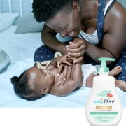 Baby Dove Sensitive Skin Care Baby Wash For Baby Bath Time Fragrance Free Moisture Fragrance Free and Hypoallergenic, Washes Away Bacteria 13 oz (Pack of 2)