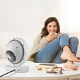 thumbnail image 3 of Space Heater 300W Small Desk Heater with Tip-Over and Overheat Protection, 30° Tilting Angle 3S Fast Heating, 3 of 9