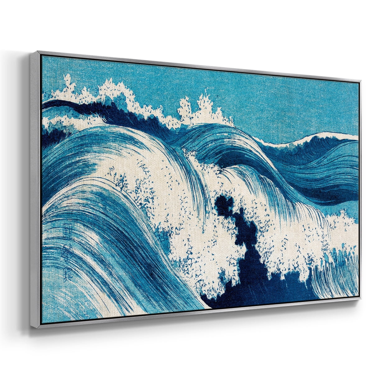 Vintage Landscape-CXXI By Wexford Home Framed in Silver Wood Gallery Wrapped Canvas 17 in. x 25 in.