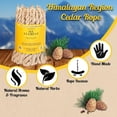 thumbnail image 2 of Himalayan Region Cedar Rope Incense, from Kathmandu Nepal, Eco-Friendly, Used for Aromatic Ambiance, Healing, Purification, Pure Cedar Wood, Natural & Safe, 45 Ropes in a Bundle, 2 of 7