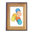 thumbnail image 1 of Productos de cuidado de la salud Capsule Pill Pattern Marco de imagen marco de escritorio, 1 of 4