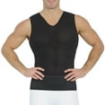 thumbnail image 2 of Men's Insta Slim 180VS00N1 Power Mesh Compression Sleeveless V-Neck Tank (White L), 2 of 10