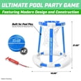 thumbnail image 4 of Juego de baloncesto flotante para piscina GoSports Splash Hoop 360, 4 of 6