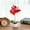 Red, variant on Getwin,Green Three Flower Phalaenopsis Bonsai,Orchid Potted Plant with Pot,Suits for Office Desk, Bedroom Nightstand, Or Meditation Space Decoration.