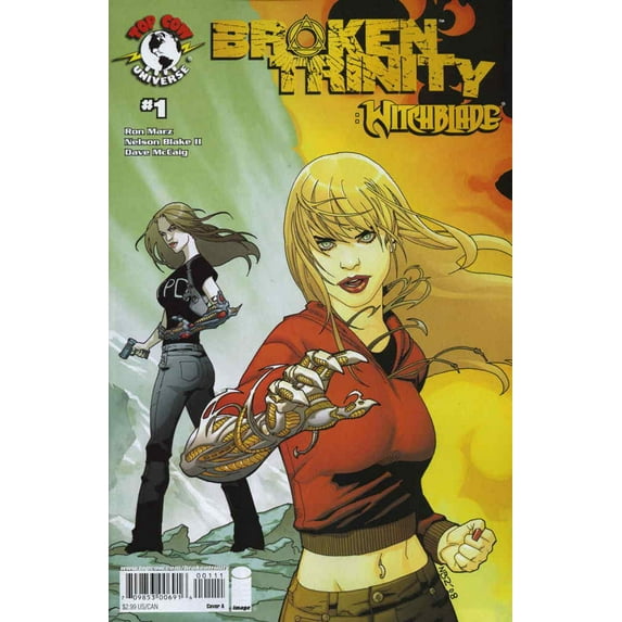 Broken Trinity: Witchblade #1A VF ; Image Comic Book