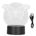 thumbnail image 2 of Luz Nocturna 3D, Luz Nocturna Diseño único Forma Viva 3D Carga USB 7 Colores Para Dormitorio Para Cabecera ANGGREK 3D Night Light, 2 of 8