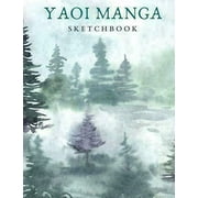 YAOI MANGA Sketchbook: 8.5x11" Forest Watercolor Sketch Book [Paperback] Life, M