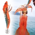 thumbnail image 3 of NIBOLOG 13.4cm/38.5g Fishing Lure Squid Hook Simulated Vivid Skin Bright Color 3D Fisheyes Fish Attraction Universal Sea Fishing Luminous Shrimp Artificial Octopus Bait Fishing Gear, 3 of 8