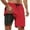Red, variant on Boys Swim Trunks Compresssion Liner Inseam Board Bathing Suit Pockets Beach Pants,,3XL