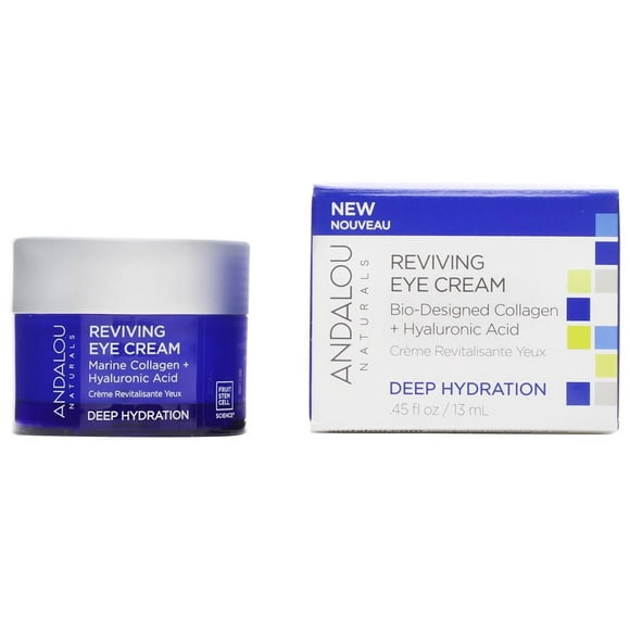 Andalou Naturals - Deep Hydration Reviving Eye Cream - 0.45 fl. oz.