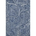 thumbnail image 2 of Addison Rugs Mayfield Washable Traditional Paisley Navy Rectangle Rug, 2'6" x 3'10", 2 of 6