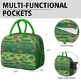 thumbnail image 6 of Womens Green Cartoon Dinosaurs Pattern Lunch Box for Work,Insulated Lunch Bag for Women,Loncheras Para Mujer,Leakproof Adult Lunch Bag for Work,Beach,Travel,Picnic,Camping, 6 of 7