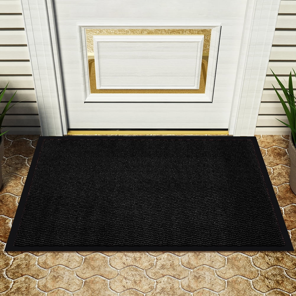 Private Jungle 31.5" x 23.5"Striped Outdoor Indoor Mat for Entryway Door Mat,Indoor Outdoor,Easy Clean,Waterproof,Low-Profile Mats for Entry,Patio and Garage,Black Private Jungle 31.5" x 23.5"Striped Outdoor Indoor Mat for Entryway Door Mat,Indoor Outdoor,Easy Clean,Waterproof,Low-Profile Mats for Entry,Patio and Garage,Black