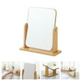 thumbnail image 3 of NUOLUX Tabletop Mirror Wooden Rotating Makeup Mirror  Angle Adjustable Stand Mirror, 3 of 6