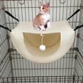 thumbnail image 2 of KAKOWELY Hamaca tipo jaula para gatos, hamaca colgante transpirable para gatos, cama de verano para mascotas, 2 of 5