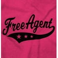 thumbnail image 2 of Free Agent Sports Team Fanatic Club Womens Slim Fit Graphic Tee Brisco Brands S, 2 of 5
