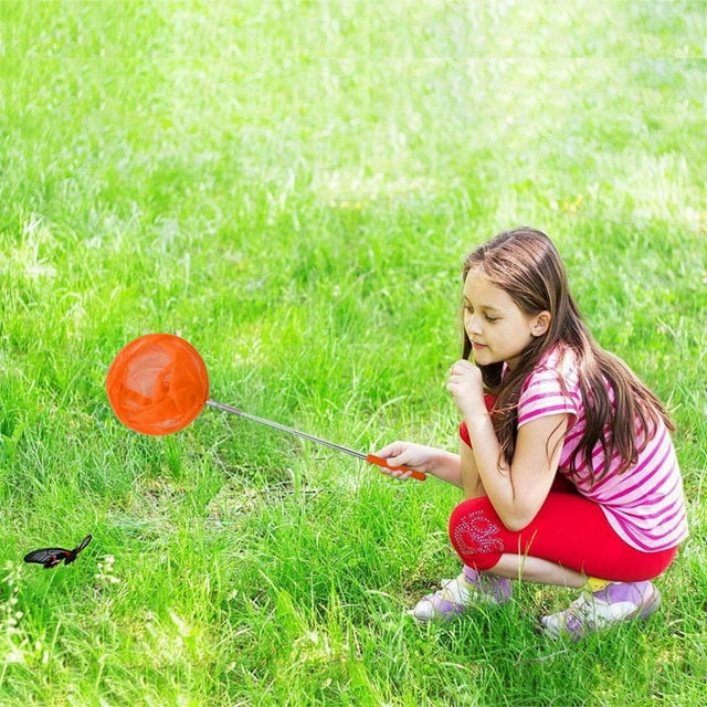 Filet de Pêche Télescopique en Acier Inoxydable Filet Filet Jouet pour Enfants Filet de Pêche Filet de Poche Jouet d'Extérieur Filet à Riz Filet en Maille pour Oiseaux Quincaillerie Filet Filet Robuste Filet de Jardin