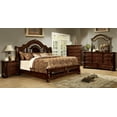 thumbnail image 2 of Furniture of America Balissta Panel Bed, California King, Brown Cherry, 2 of 2