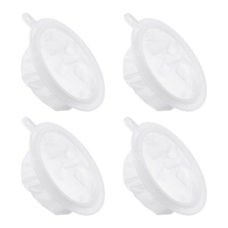 

Uxcell 6.1 O.D. 400 Mesh Food Filter Strainer Kitchen Mesh Filters Strainers Fine Mesh Sieve White 4 Pack