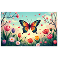 thumbnail image 3 of Colorful Nature Birds Banner Backdrop for Parties Events Photography Props Decorations Garden Party Supplies Outdoor Scenery Background, 3 of 4
