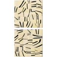 thumbnail image 1 of Great Art Now Abstract Grid by Emma Caroline 2 Piece Canvas Art Set Each 14W x 14H, 1 of 3