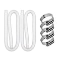 thumbnail image 2 of Filter Pump Hoses Swimming Pool Replacement Hoses Tube Fitter 2pcs With Metal Clamps Durable Bathroom Accessories Set, 2 of 14