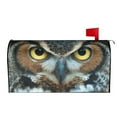 thumbnail image 2 of PHELIKA Great Horned Owl Golden Eyes Magnetic Mailbox Covers Standard Size 21"H x 18"W, 2 of 8