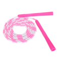 thumbnail image 1 of Corde à sauter souple rose réglable en plastique perlé, maintien de la forme, pour hommes, femmes et enfants, 1 of 4