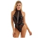 thumbnail image 1 of NECHOLOGY Ropa Interior Mujer Adulto Lencería Sexy Para Mujer Exquisito conjunto de lencería de cuero artificial para mujer Babydoll Intimates ropa de dormir Negro X-Grande, 1 of 7