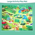 thumbnail image 4 of JoyStone Dinosaur Race Track Playset with Map, 4 Pull Back Dino Cars, Garage Parking Adventure Toy with Lights & Sounds, Educational Gift for Kids Ages 3-8, 4 of 12