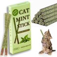 thumbnail image 2 of Pet Cat Molar Sticks Natural Mint Sticks Bite-resistant Chews Toys Pet Products For Relieve Anxiety He Qiyong unisex, 2 of 2