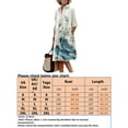 thumbnail image 6 of Gomelly Women Dresses Long Sleeve Shirt Dress Casual Midi Ladies Holiday Spring Floral Print White S, 6 of 6