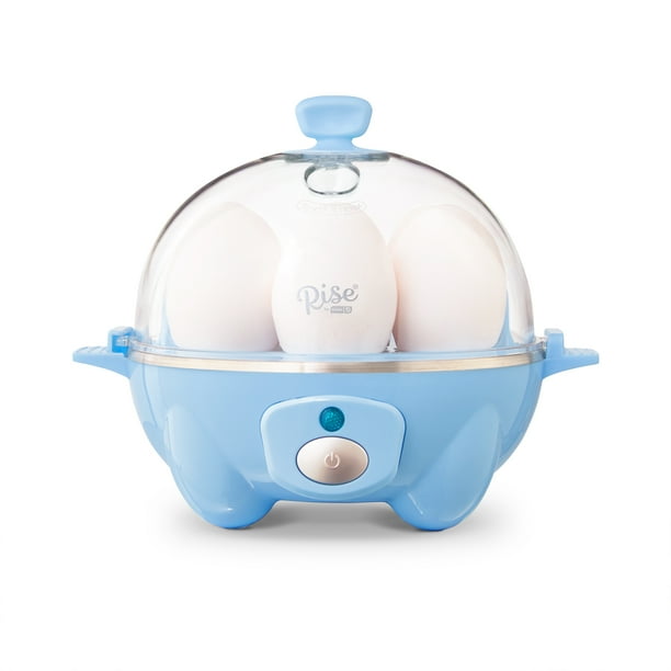 Rise By Dash Egg Cooker 7 Egg Capacity Electric Egg Cooker for Hard Boiled Eggs, Soft Boiled