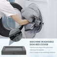 thumbnail image 5 of SheSpire Extra Large Orthopedic Dog Bed with Removable Bolster, Dark Grey, 5 of 6