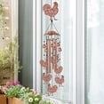 thumbnail image 5 of Scidweet Chicken Wind Chimes, Garden Decor Rooster Memorial Gifts Metal Wind Chime for Lawn Porch Patio Yard Home Outdoor Indoors Decoration, 5 of 7