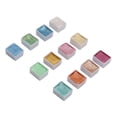 thumbnail image 3 of Glitter Watercolor Paint, Dissolves In Water Melts In One Dip High Pigment Solid Packing Water Color Paint Macaron Color  For Painting For Manicure For Writing, 3 of 8