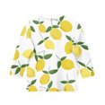 thumbnail image 4 of CCRFTGI Cute Shirts for Girls 10-12 3/4 Sleeve Fruit Print Big Sister Outfit Tee Shirts Summer Trendy Loose Comdy Crew Neck Shirts Ginger 5-6 Years, 4 of 4