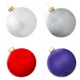 thumbnail image 4 of Popvcly 1Pc Christmas Balloon Oversized Balloon Scene Layout Inflatable Holiday Courtyard Christmas Decoration Atmosphere Ornaments Purple 65cm/25.6", 4 of 6