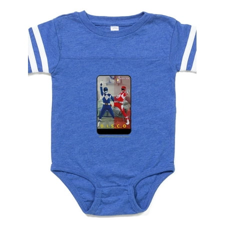 

CafePress - Power Rangers Disco - Cute Infant Baby Football Bodysuit