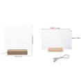 thumbnail image 4 of Scienceny Pizarra transparente de borrado en seco con soporte iluminado Dr-y Erase Board Dr-y Erase Artesanía 21*15 cm + bolígrafo de 6 colores, 4 of 6