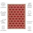 thumbnail image 6 of SAFAVIEH Courtyard Allison Oriental Indoor/Outdoor Area Rug, Red/Bone, 2' x 3'7", 6 of 10