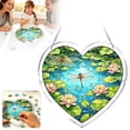 thumbnail image 6 of Beforeyayn Acrylic Puzzles Suncatcher Window Hanging, 94 Pieces Stained Glass Puzzle For Gift Lovers, Window Or Home, Song Decoration For Women Men Mom Birthday Decor, 6 of 6