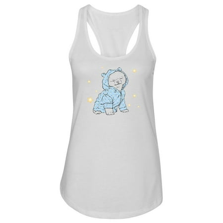 

Cute Pomeranian In Pajamas. Tank Women -Image by Shutterstock Female XX-Large