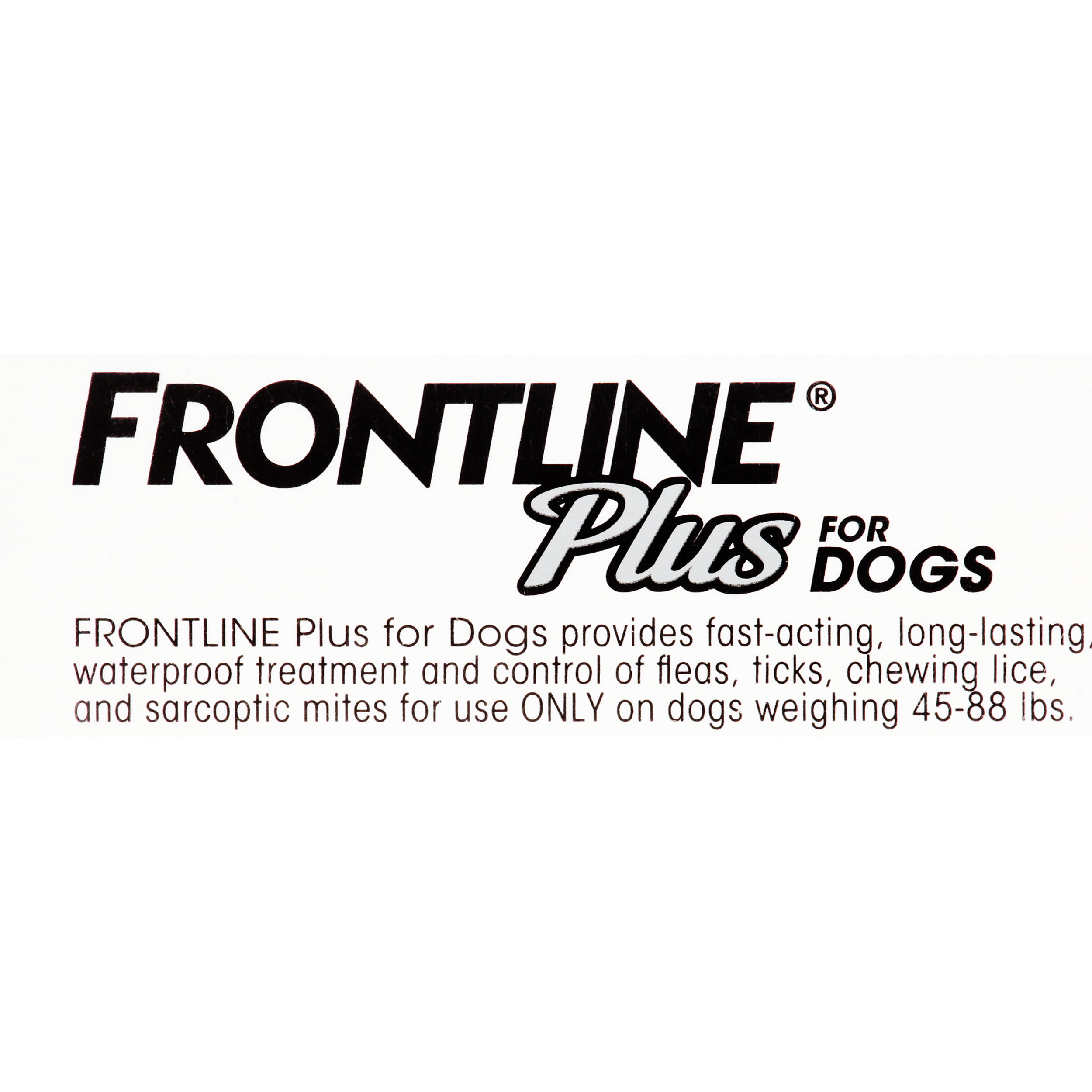 frontline plus walmart dogs