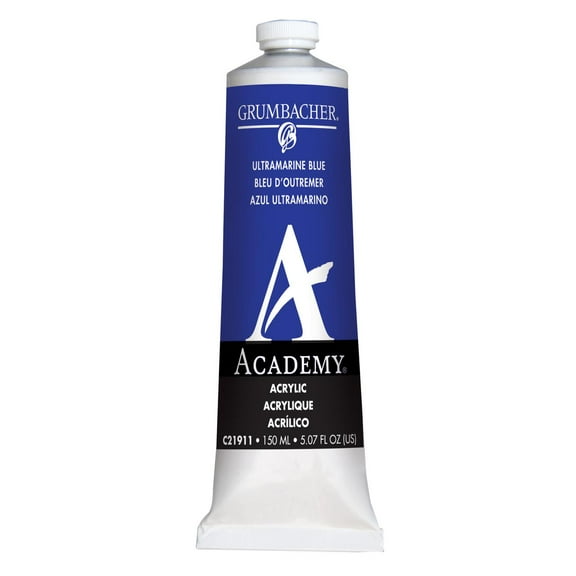 Grumbacher Academy Acrylic, 150ml Tube, Ultramarine Blue