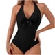 thumbnail image 2 of Trajes de baño de una pieza para mujer, conjunto de bikini sólido sin mangas de moda para mujer, traje de baño push-up acolchado, traje de baño, traje de baño de playa para mujer, 2 of 6